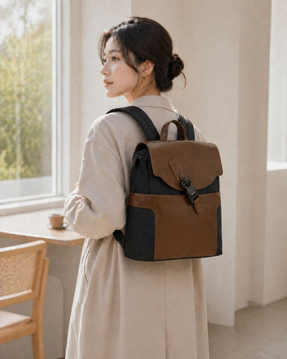 初行 Backpack真皮背包｜德國專利防盜後背包