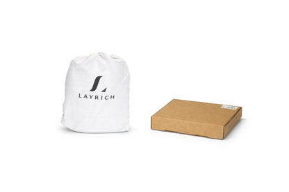 Layrich 專屬防塵袋＋極簡外盒包裝