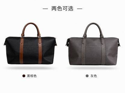 LAYRICH 防潑水旅行包兩色可選，經典黑與大象灰款，大容量好收納，適合兩天一夜短途旅行、通勤與商務出差